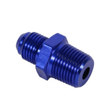 Aluminium AN6 auf 3/8" NPT Kraftstofföl-Adapter Passstück Blau für Auto