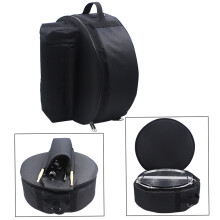 Robuste 14-Zoll-Schlagzeugtasche Rucksack mit Fächern, Oxford-Gewebe