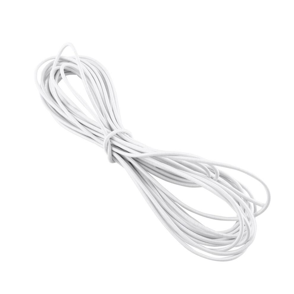 10M White Elastic Bungee Rope Shock Cord For Diy Crafts & Outdoor Use 6901358531724