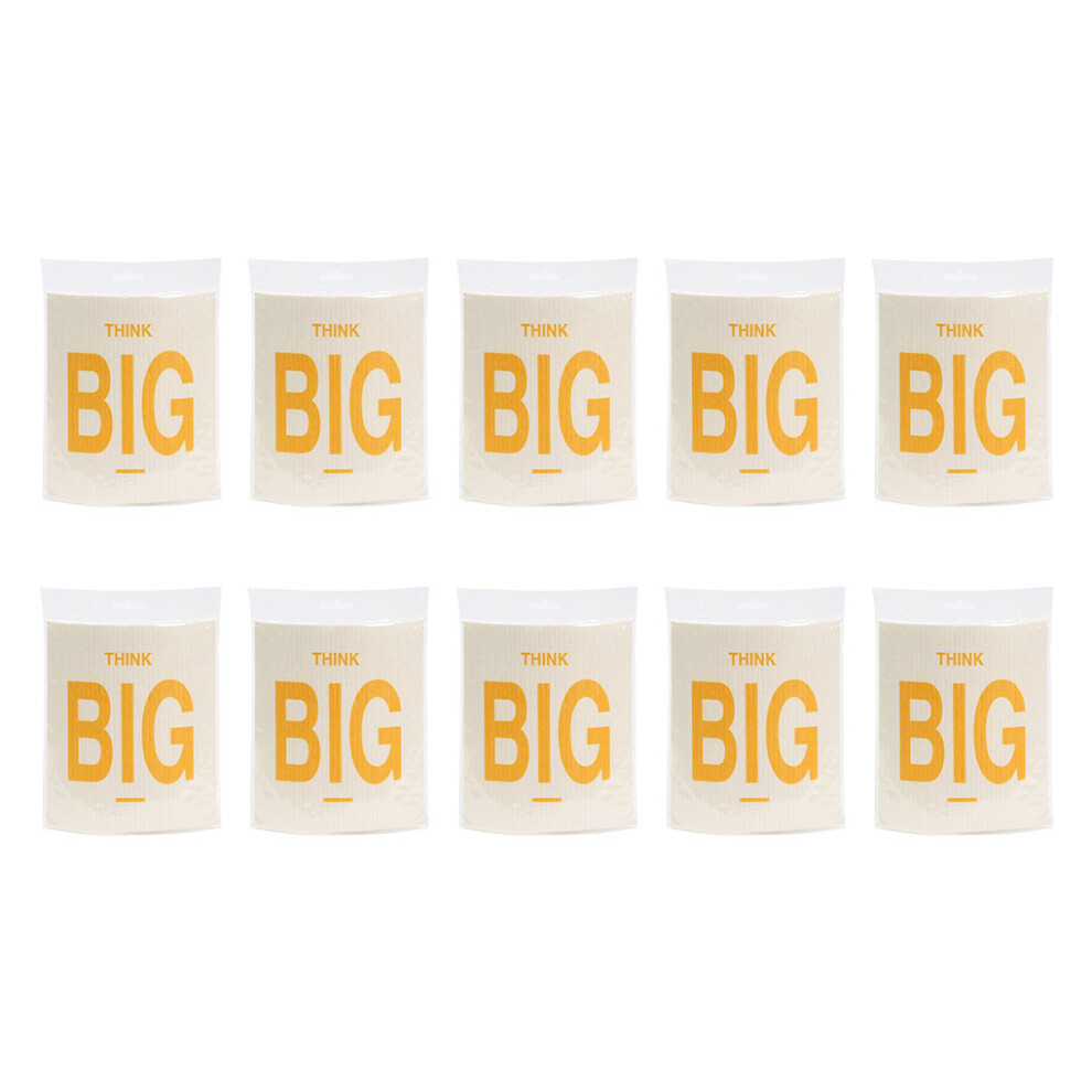 (BIG) 10 Pieces Dishcloth Clean Tools Cleaning Cloth High Efficiency Dish-image-OPC-PMSBF8C-NEW