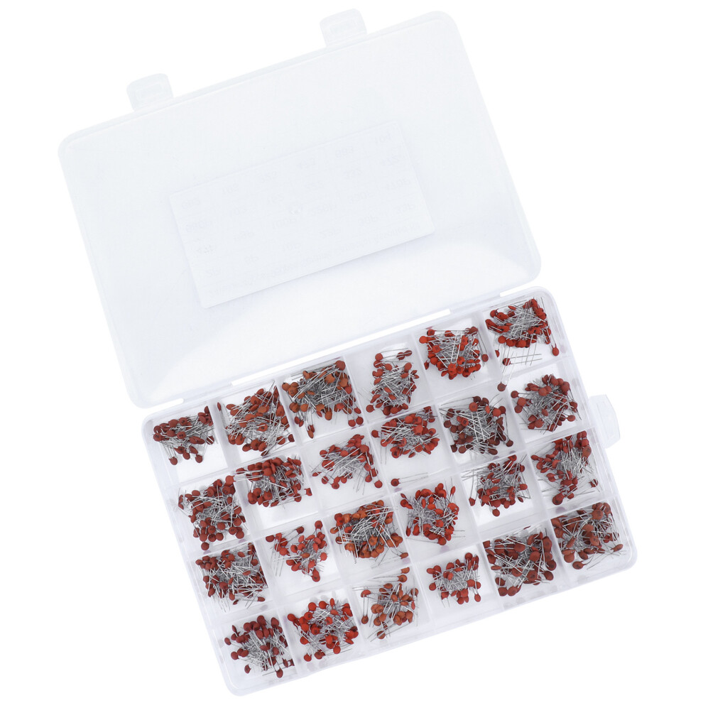 Electronic Components Assortment 960Pcs Ceramic Capacitors 2Pf-0.1Uf 5081358532752