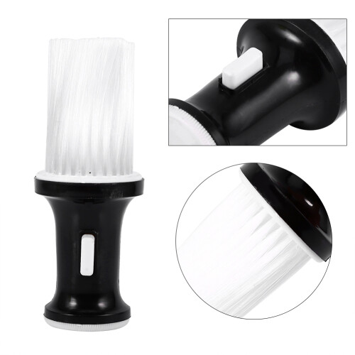 Barber's Eco Soft Neck Duster Bürste - Kompakte Größe mit Pulverdeckel