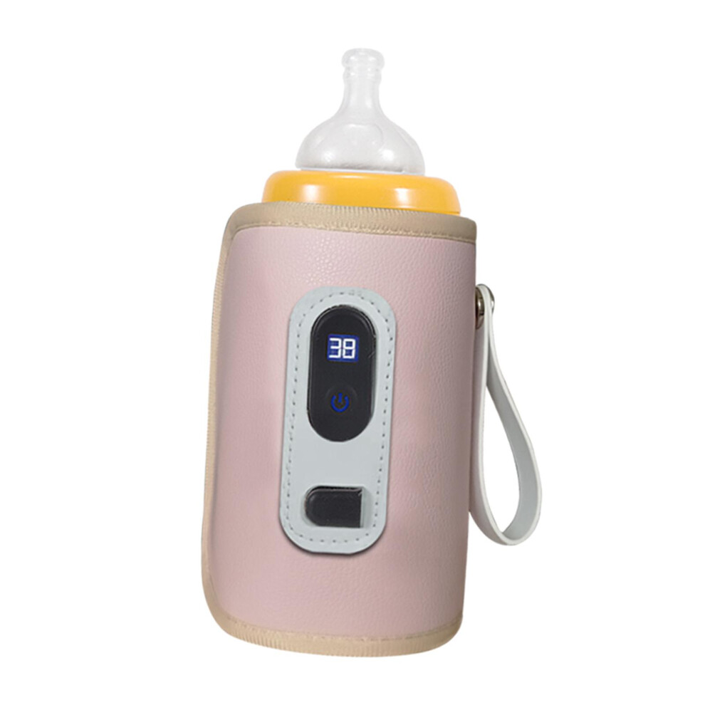 (pink) Mug Milk Heater for Most Bottles Milk Keeper for Nursing Cam Travel-image-OPC-PMSBJG7-NEW