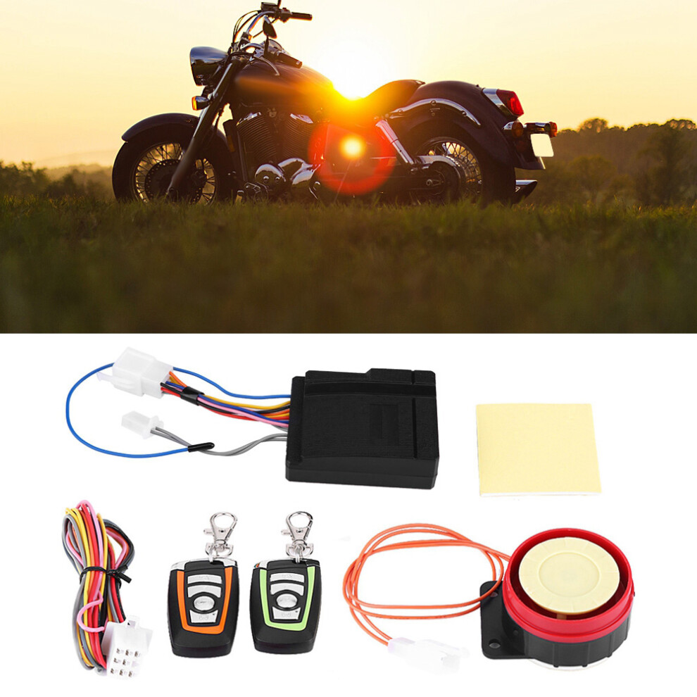 Motorcycle Anti-Theft Alarm System With Remote, Waterproof, 125Db 9371358533139