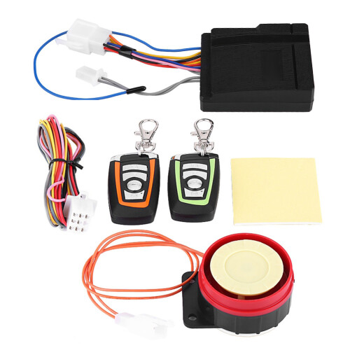 Motorcycle Anti-Theft Alarm System with Remote, Waterproof, 125dB 1