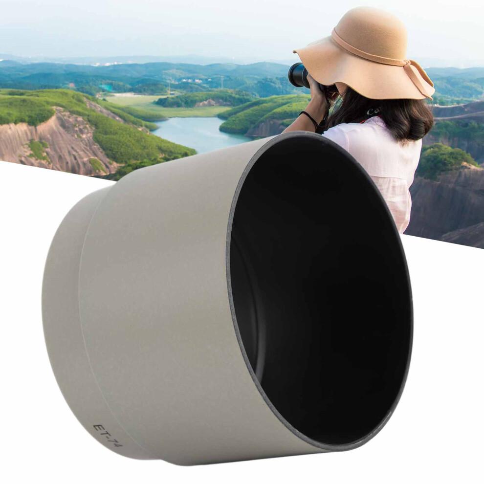 Lens Hood Shade For Ef 70-200Mm F/4L Is Usm Camera Lens Reversible Etâ74 Grey 4691358534383