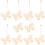 10 Pezzi 80Mm Fetta Legno Con Corda Per Scrapbooking 1