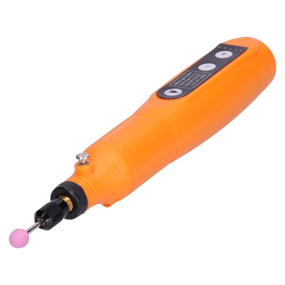 Usb Cordless Drill 3.7V, 2000Mah, Engraving & More, Red-Orange 8731358535327
