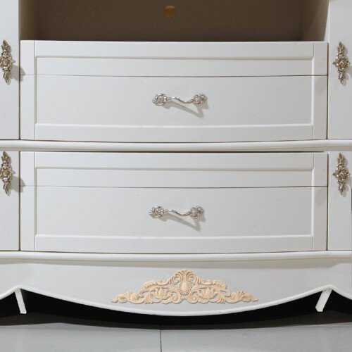 50x12cm Europäischen Stil Holz Carving Applique 2
