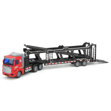 Remote Control Trailer Truck with Detachable Flatbed | Red, 500mAh Battery
