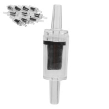 10 Stück Kunststoff-Einweg-Luftpumpen-Checkventile für Aquarium, 3 mm