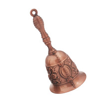 Handgefertigte Weihnachtsglocken Ornament Vintage-Kupferfarbe