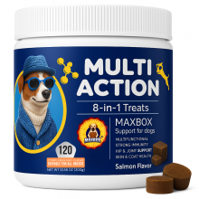 MAXBOX 8-in-1 Multi-Vitamins Treats for Dogs