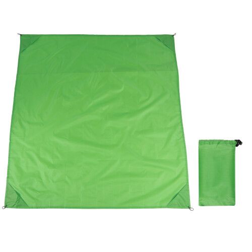 Coperta tascabile da esterno 140x150cm verde impermeabile 1