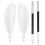 Quick Release 4-Piece Kayak Paddle 213cm with Adjustable Position 9