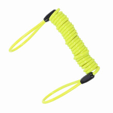 Motorrad Scooter Alarm Disc Lock Federdruckerinnerungs-Kabel Sicherheit Anti-Diebstahl