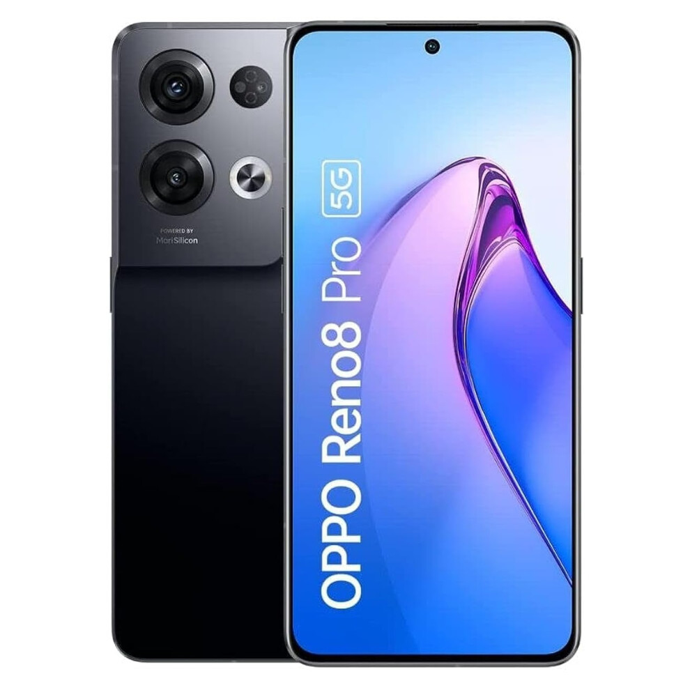 Oppo Black 5G Android Smartphone Reno8 Pro 6.7" 8Gb Ram Sim Free 256Gb
