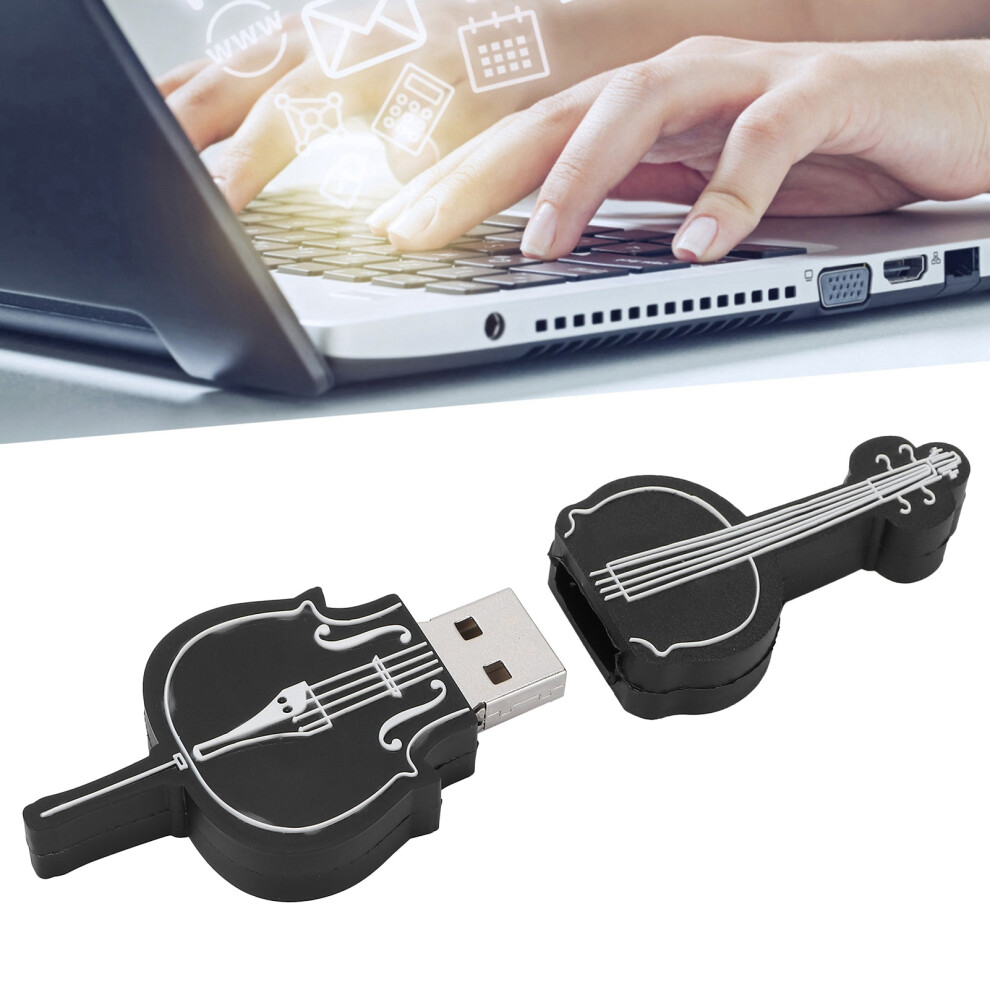 Cartoon Cello-Shaped 64Gb Usb Flash Drive For Data Storage & Transfer 4101358539580