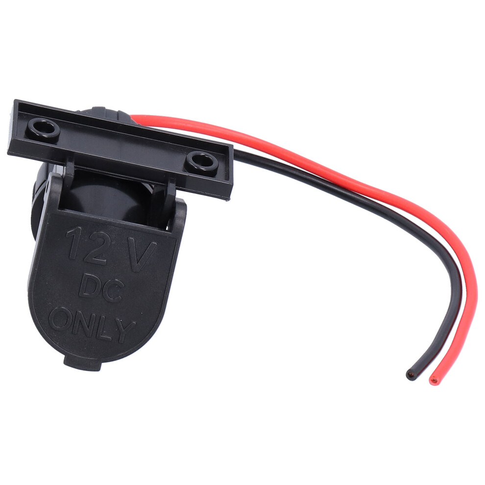 12V Car Cigarette Lighter Socket With Protective Cap And Bracket 9491358539396