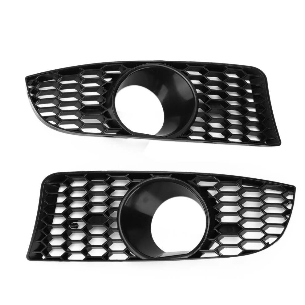 2Pcs M3 Style Front Bumper Fog Grille Cover For E90 E92 E93 Light/Black 4991358539921