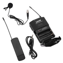 USB-101T système lavalier sans fil à 10 canaux noir