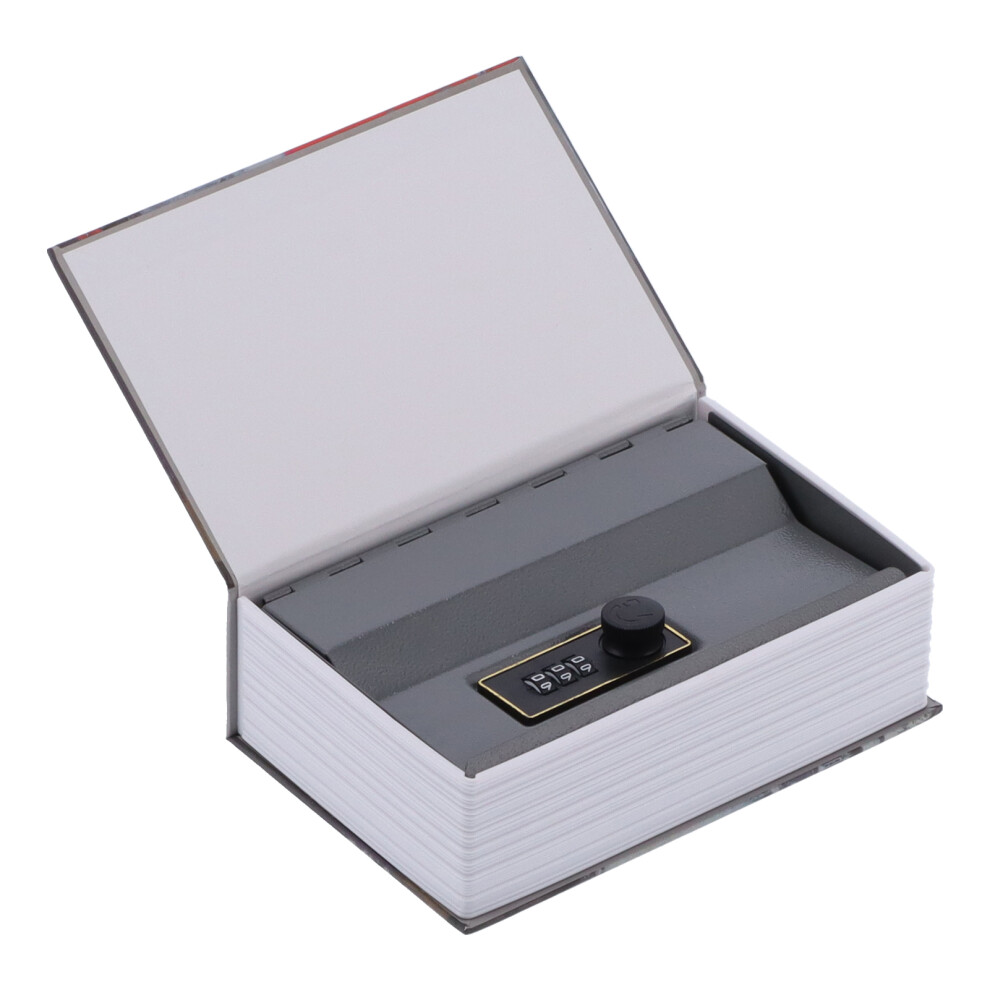 Security Book Safe Storage Box Portable Safe For Cash And Valuables 15X10x5cm 4691358540919