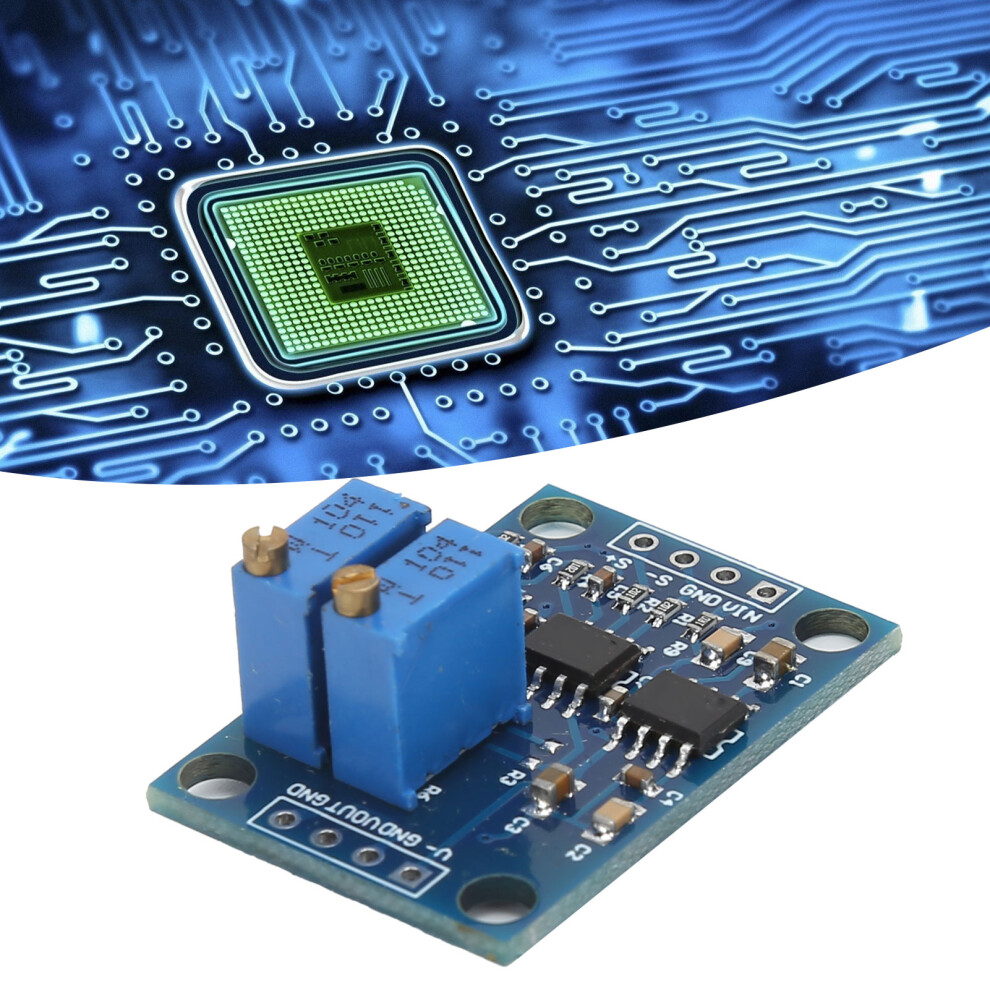 Ad620 Voltage Amplifier Module 1.5-1000X Small Signal Instrumentation 32X22mm 7891358548268