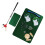 Minitype Golfer Set Golf Accessory Set Golf Course Indoor-Red 1