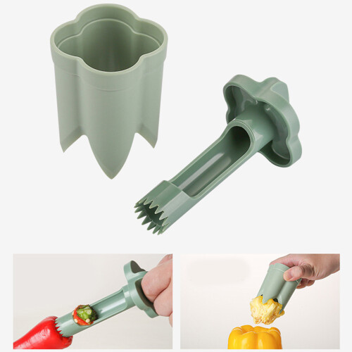 Multipurpose Bitter Melon and Peppers  Remover Efficient-Green 2