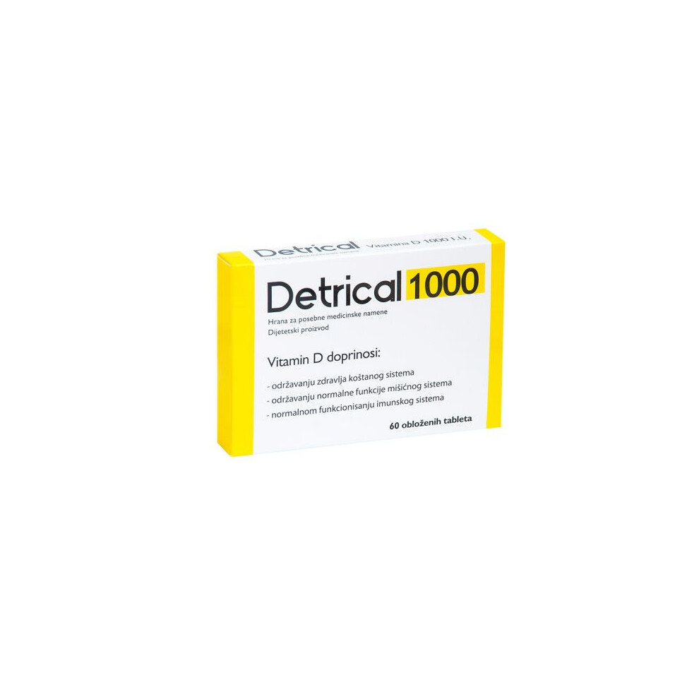 Dr Thiess Detrical 1000 Iu Vitamin D3 Supplement 60 Tablets