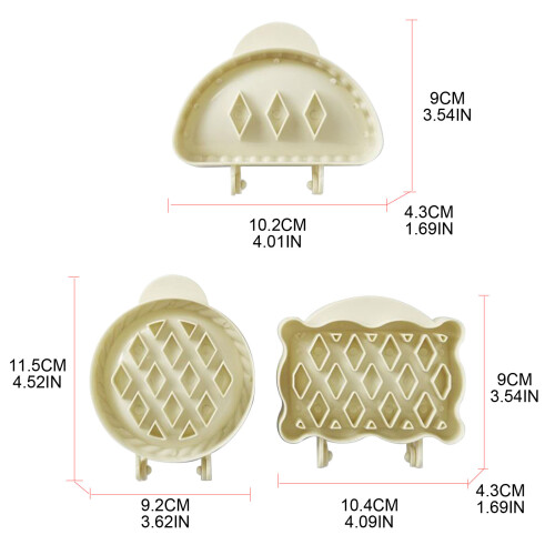 Dough Presser Molds Autumn Pocket Pie Press Mold Fall Pie Maker 1