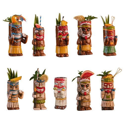 Creative Ceramic Cups Funny Exotic Drink Cups-brown E05 1