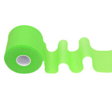 1Roll Athletic Tape Bandages Wrap Sponges Film-bright green