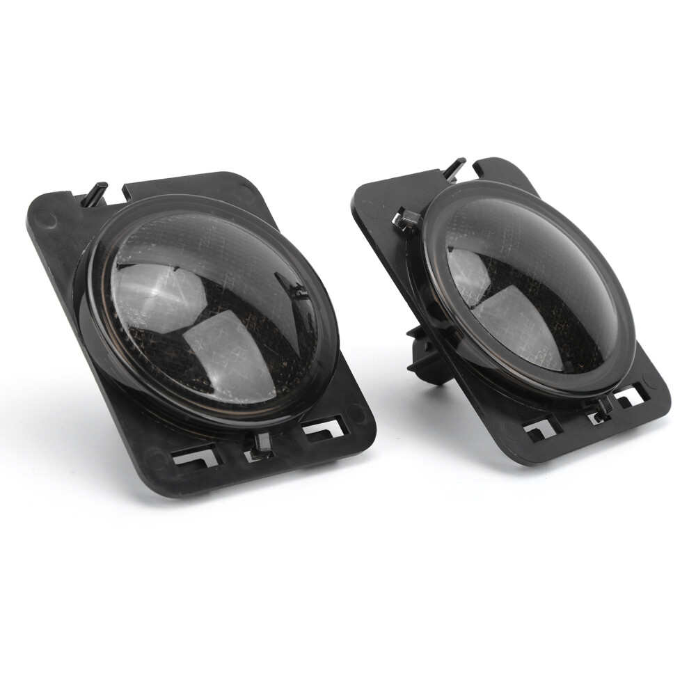 Jeep Wrangler Jk Jku 07Â18 Smoke Lens Led 12V Side Marker S Set Light 9441358549673
