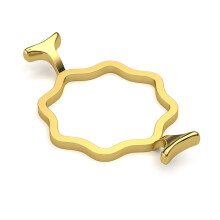 1Pc Wax Seal Molds Include-F Octagram L 3cm chapter applie