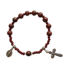 Glass Bead Bracelet for Christening Favors Religious Favors