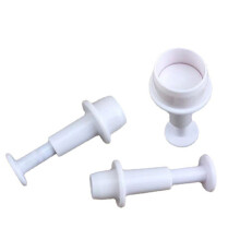 3 Pack Round Fondant Cutters Round Spring Dies Baking