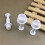 3 Pack Round Fondant Cutters Round Spring Dies Baking 4