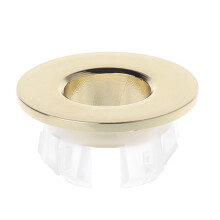 Basin Sink Copper Round Hole Trim Overflow-Zirconium Gold B