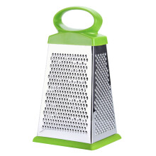 Chef Grater Professional 4-Sided Cheese Grater with Handle
