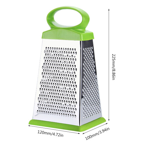 Chef Grater Professional 4-Sided Cheese Grater with Handle 2