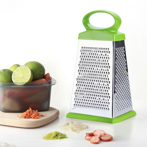 Chef Grater Professional 4-Sided Cheese Grater with Handle 1
