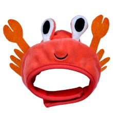 Cute Hat Cats Cartoon Design Dress Up Costume Pet Cap-Crab S