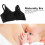 Women Nursing Bra Wireless Lace Front Closure Black 40/90 10