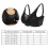 Women Nursing Bra Wireless Lace Front Closure Black 40/90 7