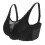 Women Nursing Bra Wireless Lace Front Closure Black 40/90 2