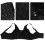 Women Nursing Bra Wireless Lace Front Closure Black 40/90 8