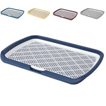Dog Litter Tray Absorbent Pee Holder Potty Tray For Dogs Training Toilet Puppies Mesh Sanitary Pad Tray Cyan