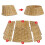 Artistic Wicker Tree Skirt Essential Christmas-   5 pieces 7