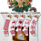 4 Stück gemütliche Woll-Weihnachtsstrümpfe, weiche Wintersocken 2